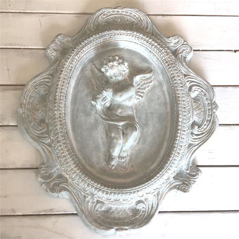 Cherub wall plaque Cherub wall relief Cherub wall hanging | Etsy ...