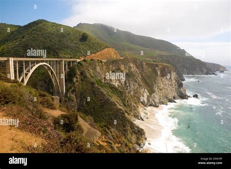 Pacific coast highway in Usa Stock Photo - Alamy