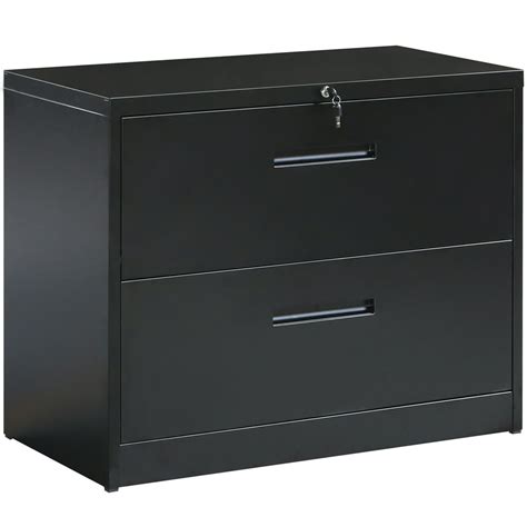 Clearance! 2 Drawer File Cabinet, Modern Lateral Filing Cabinets, Metal ...