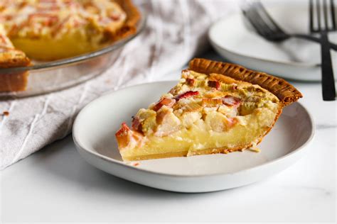 The Best Rhubarb Custard Pie