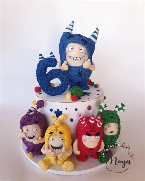 Oddbods cake | Birthday party items, 7th birthday party ideas, Birthday cake kids