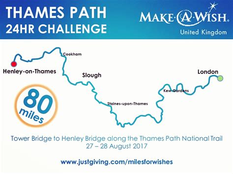 Thames Path 24hr Challenge – Itinerary – Guy Stapleford