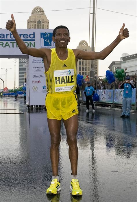 Haile Gebrselassie Training