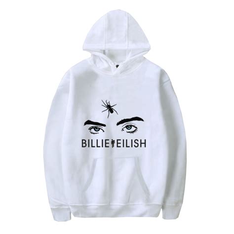 Billie Eilish Merch Comic Hoodies Fashion Pullover Sweatshirt