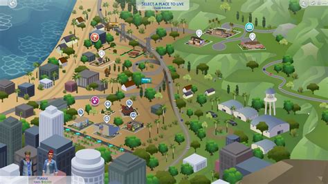 The Sims 4 Get Famous: Del Sol Valley Map & Lot Details