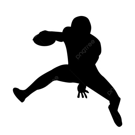 Football Player Silhouette Clipart