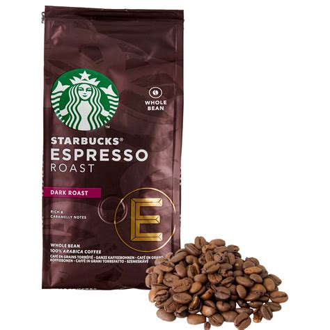 Starbucks® Espresso Roast Dark Roast Café en grains torréfié (200g ...