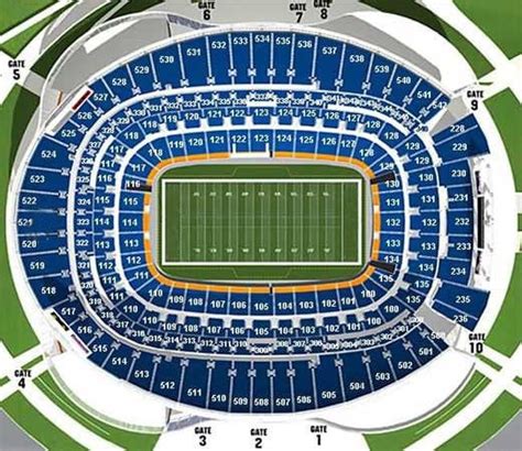 Denver Broncos Interactive Seating Chart and Seat Views