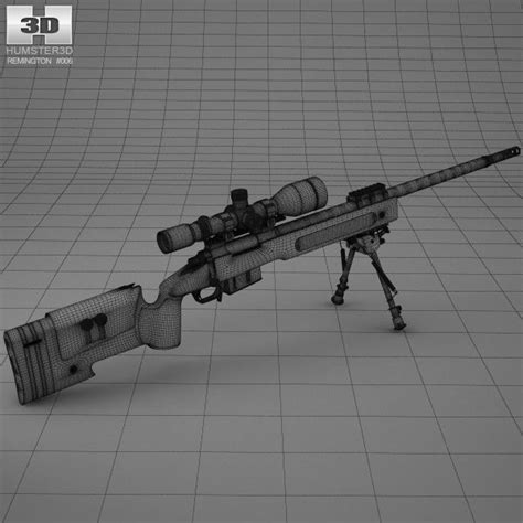 Remington M40A5 Modelo 3D $99 - .unknown .3ds .c4d .fbx .lwo .ma .obj ...