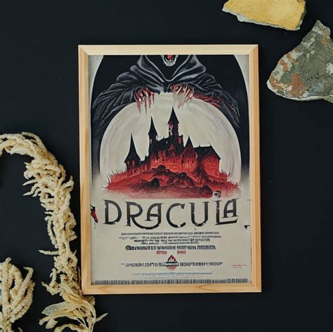 Dracula Horror Movie Poster Digital Download Halloween - Etsy