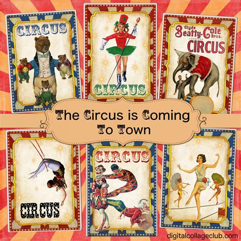 Circus Archives - *The Digital Collage Club*