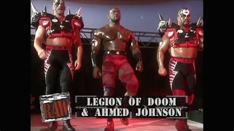 Legion of Doom & Ahmed Johnson Entrance 1997 (WWF) - YouTube