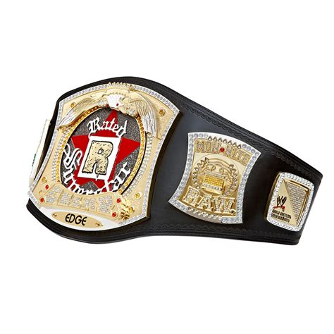 Edge WWE World Heavyweight Championship Spinner Belt Titulos Wwe, Wwe ...