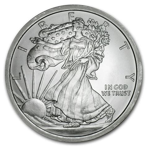 5 oz Silver Round - Walking Liberty - Walmart.com - Walmart.com