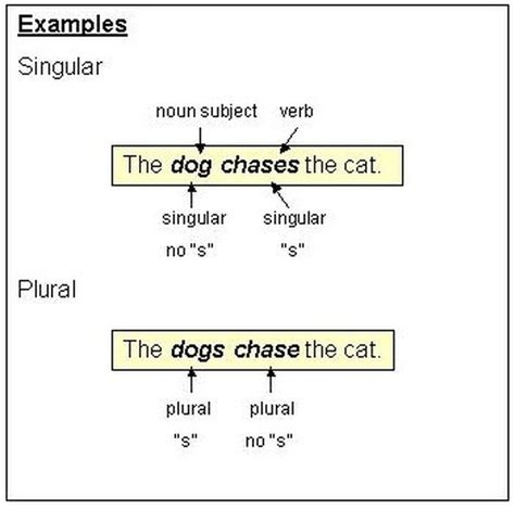 Subject Verb Agreement - Yoder's Classroom Connection