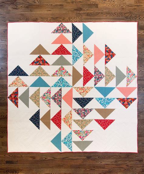 Flying Geese Quilt Patterns Free Flying Geese Baby Quilt Pattern ...