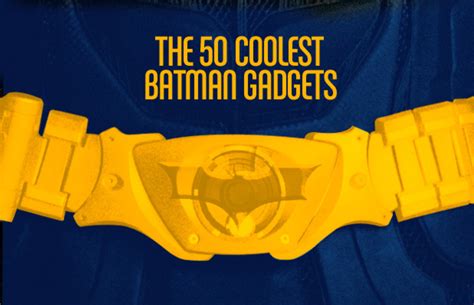 The 50 Coolest Batman Gadgets | Complex