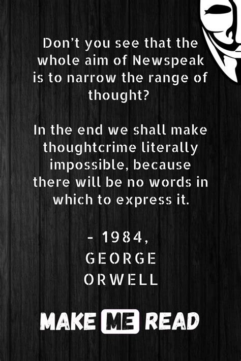 1984 George Orwell Quotes in 2021 | George orwell quotes, Orwell quotes ...