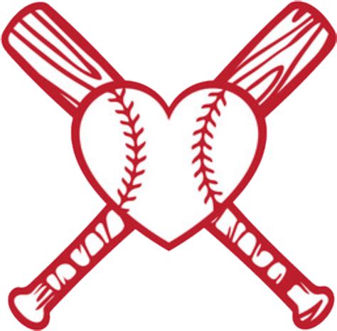 Baseball Heart Png - PNG Image Collection