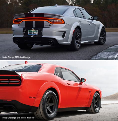 Dodge Charger Vs. Challenger Comparison: Base & Hellcat