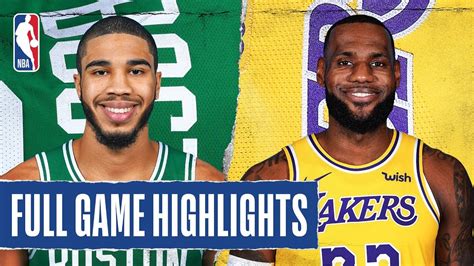 CELTICS at LAKERS | FULL GAME HIGHLIGHTS | February 23, 2020 - YouTube