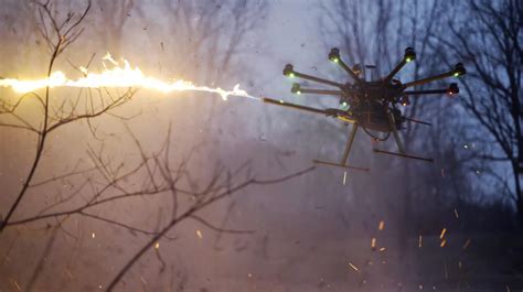 You Can Now Get a Flamethrower Drone Attachment, and It's Perfect For ...