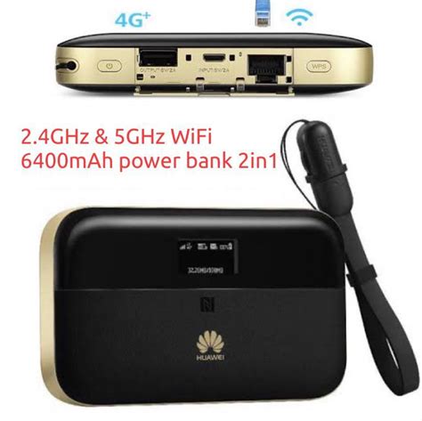 The Fastest pocket WiFi Huawei E5885 unlock Cat6 4G+ 5G LTE openline ...