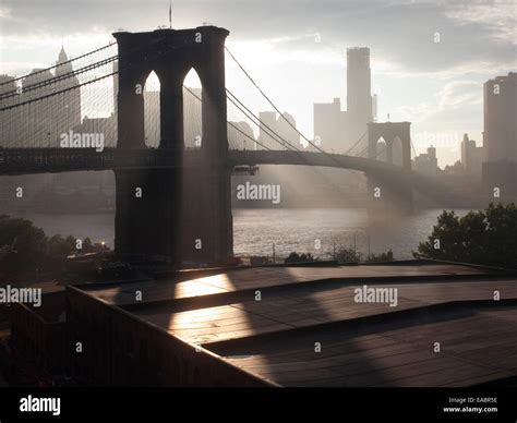 Brooklyn Bridge at Dusk Stock Photo - Alamy