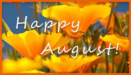 Free August Animations - Clipart - Happy August