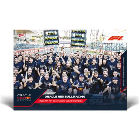 Oracle Red Bull Racing - 2023 FIA World Constructor's Champions - F1 ...