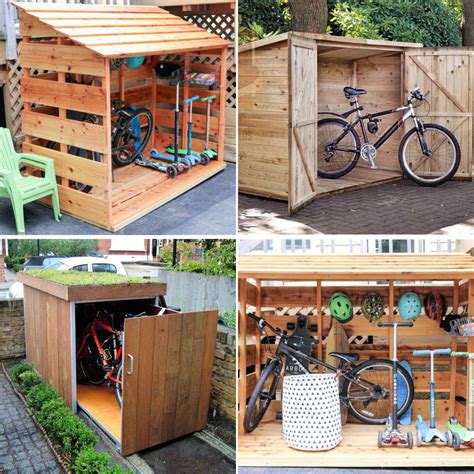 20 Free DIY Bike Shed Plans (Outdoor Bike Storage)