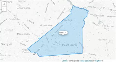 Mount Laurel Township, New Jersey ZIP Code - United States