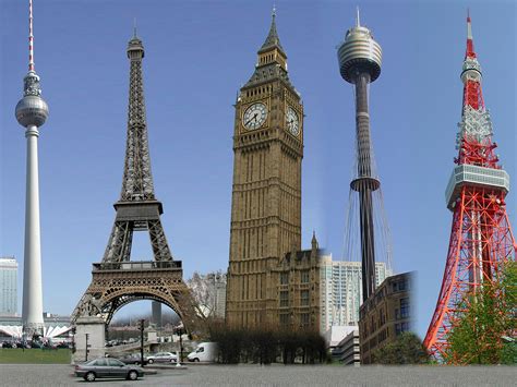 Towers around the World | L to R: Berlin, Paris, London, Syd… | Flickr