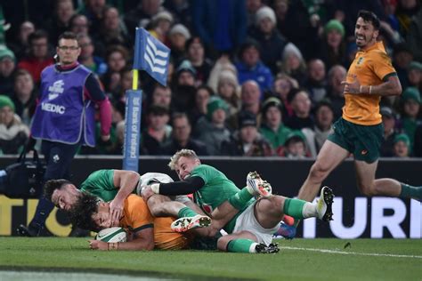 The Wallabies lose another tight Test match, going down 13-10 to Ireland in Dublin - ABC News