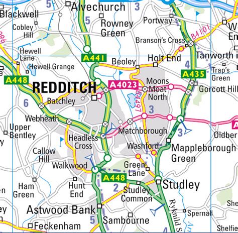 Redditch Ghost Map - Ghosts Of Redditch