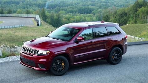 2018 Jeep Grand Cherokee Trackhawk Design in Red - YouTube