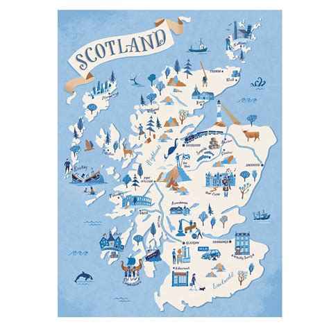 Scotland Map For Kids