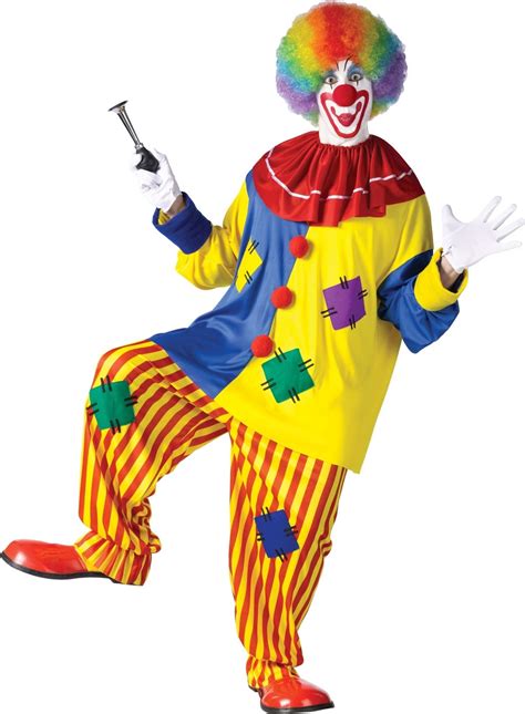 Colourful Classic Clown Costume - The Costume Shoppe