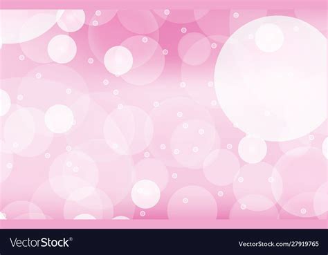 Background template with pink bubbles Royalty Free Vector