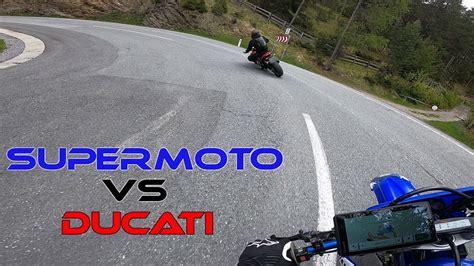 Supermoto VS Ducati Hypermotard - YouTube