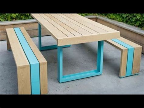 25 DIY Garden Bench Ideas - Free Plans for Outdoor Benches: Convertible Bench Picnic Table