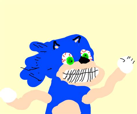 Bad movie design Sonic The Hedgehog - Drawception