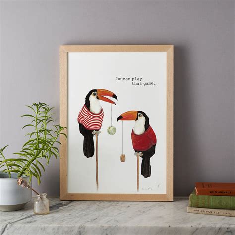 'Toucan Play That Game' Print By Mister Peebles