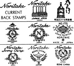 Noritake - History & Backstamps | Noritake china patterns vintage ...