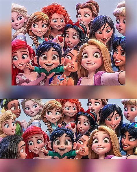 Hilarious Princess Selfies!! #WreckitRalph2 #WreckitRalph # ...