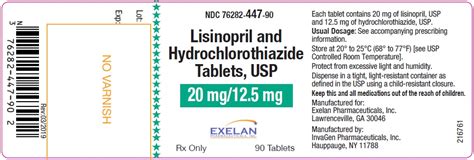 LISINOPRIL AND HYDROCHLOROTHIAZIDE- lisinopril and hydrochlorothiazide ...