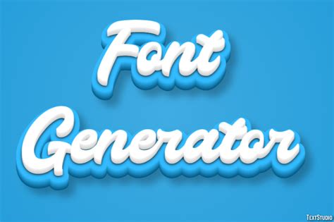 Font Generator Text Effect and Logo Design Font