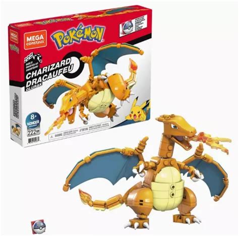 Mega Construx Pokémon Charizard Wonder Builders Cantidad De Piezas 222 | Cuotas al mismo precio ...