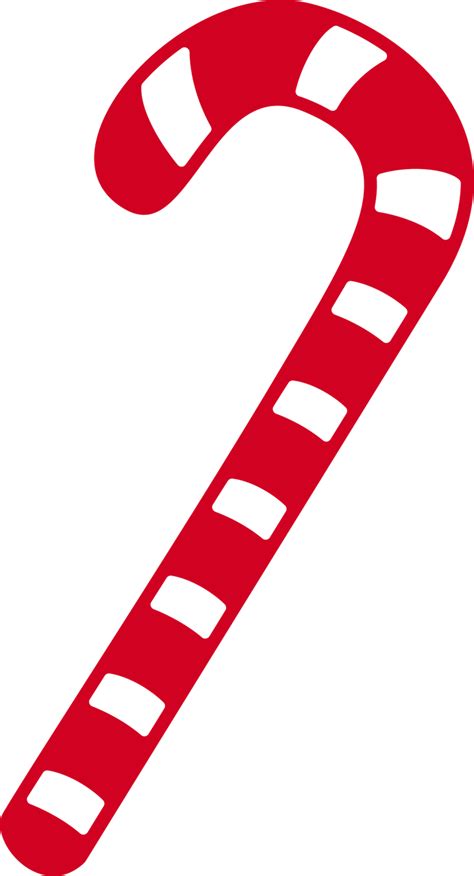 Candy Cane SVG Cut File - Snap Click Supply Co.