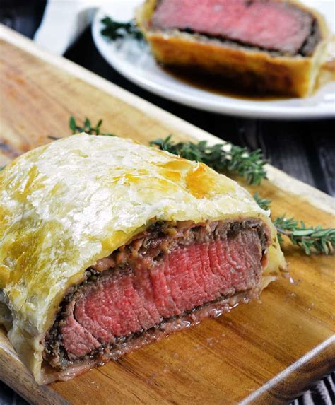 Individual Beef Wellington with Red Wine Sauce - Foodie and Wine